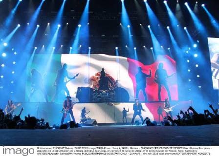 Scorpions concert in Mexico