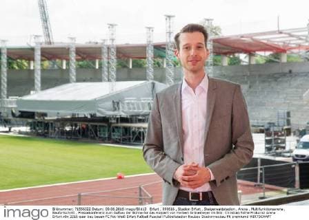 PK of the directors of the Arena Erfurt for the Herbert Grönemeyer concert