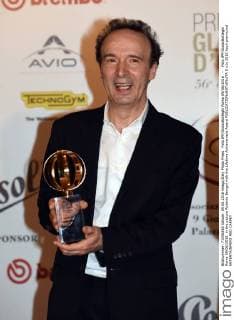 Globo d oro in Romo, Roberto Benigni and wife Nicoletta receive Lifetime Achievement Award