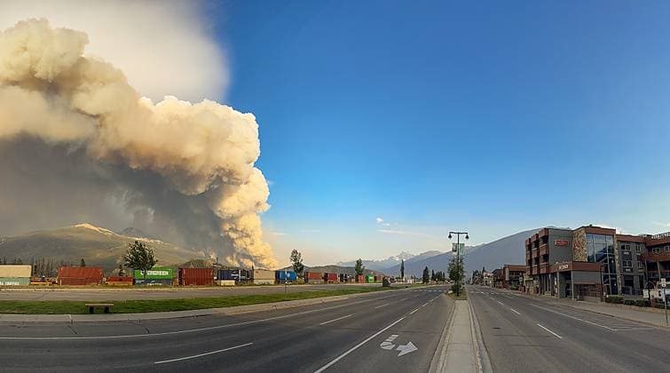 Canada, forest fires in Alberta