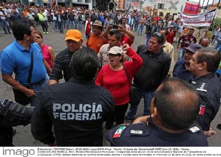 Mexico: Protests by the CNTE union