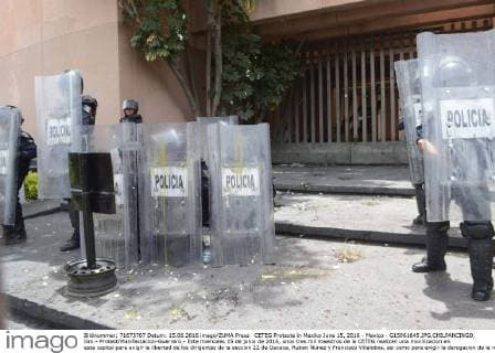 CETEG protests in Mexico