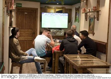Turks in Berlin during the European Football Championship