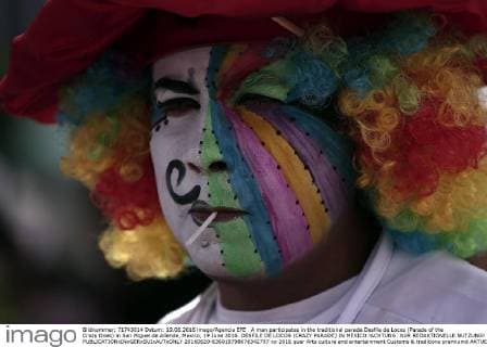 Parade of the Crazy Ones in Mexico