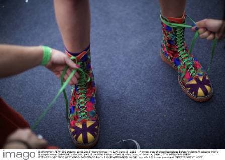 Milan Men s Fashion Week - backstage with Vivienne Westwood