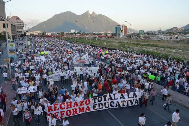 Mexico: Protests against planned reform of education policy