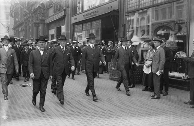 IMAGO International History, Bain News Service Archive, First World War, WWI, USA, New York, Parades 1914-1918