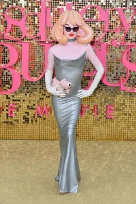 Miss Pandemonia at the Absolutely Fabulous Film Premiere in London