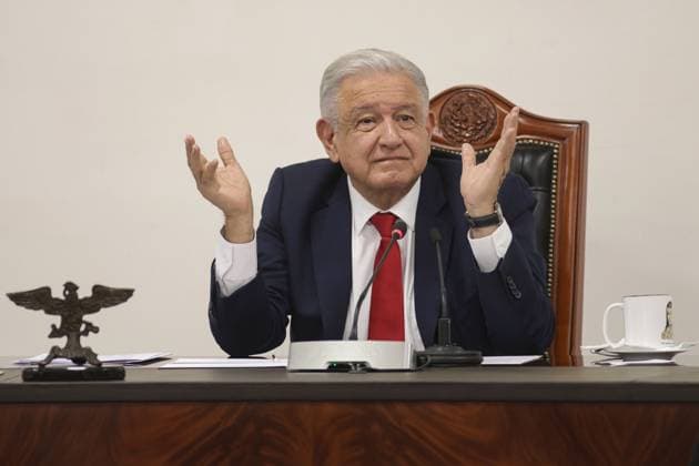 Mexico, President Andres Manuel Lopez Obrador Press conference in Mexico City