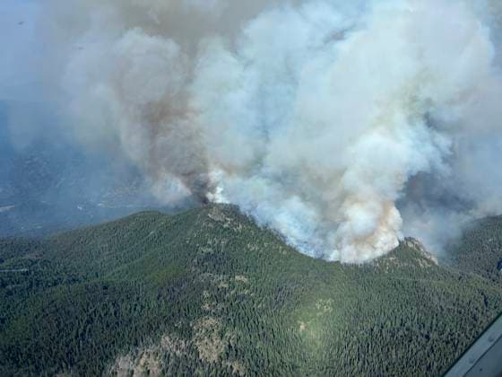 Canada, forest fires in British Columbia