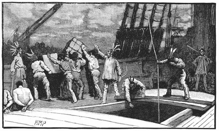 IMAGO International History, 250 years USA, Boston Tea Party 1773