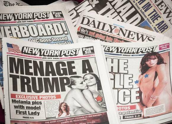 New York Post reports on Melania Trump's modelling career