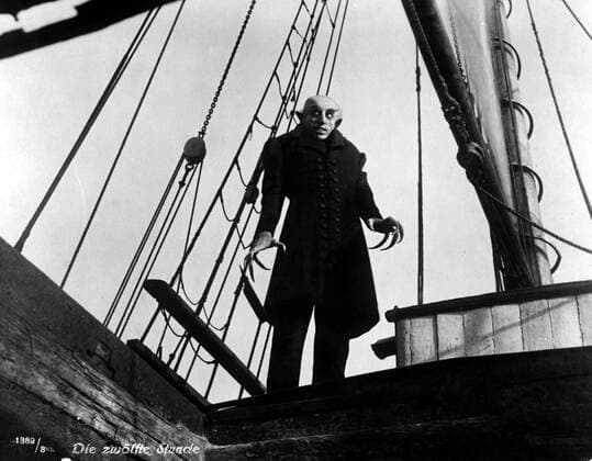 Premiere of the silent film Nosferatu by Murnau, 100th anniversary on March 4.