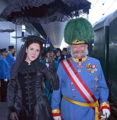 History play - Emperor's procession in Bad Ischl