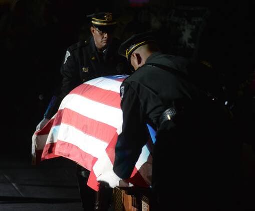 New Mexico: Funeral service for slain police officer