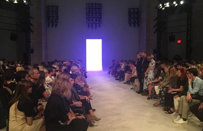 New York Fashion Week - 9 11 Minute of Silence