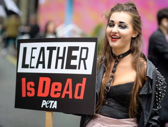London Fashion Week - Anti-Fur Campaign