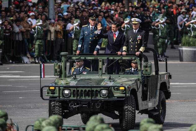 Independence Day Parade in Mexico City