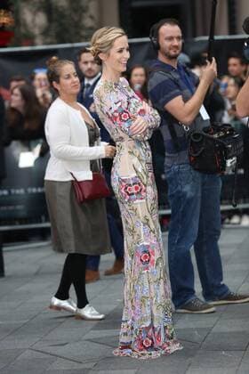 Film premiere of The Girl on the Train in London