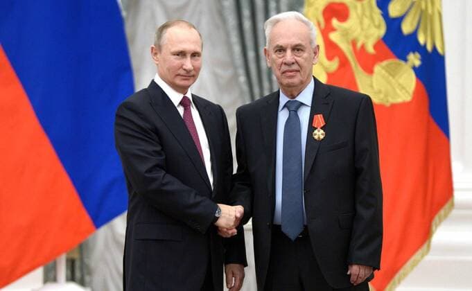 Award of the Russian State Order by Vladimir Putin