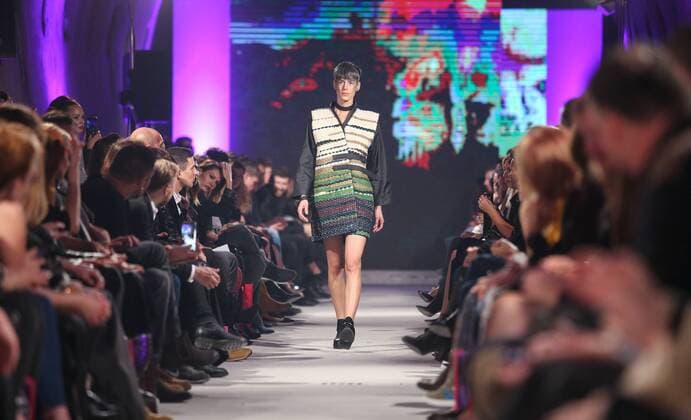 Maria Ricov fashion show in Zagreb