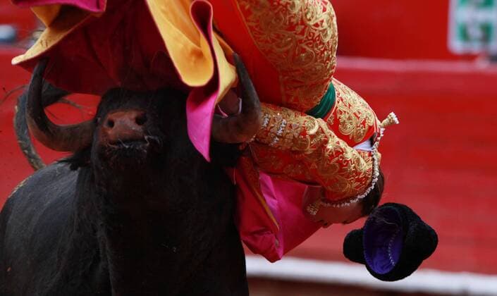 Bullfighting in Mexico City