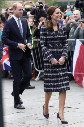 Prince William and Duchess Kate at the National Football Museum in Manchester