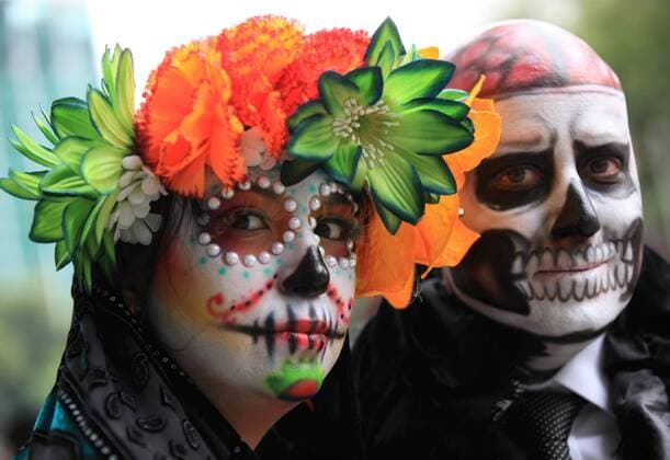 Parade of Catrinas and Catrines in Mexico City