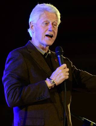 Bill Clinton at pro Hillary Clinton Get Out the Vote concert in Pittsburgh