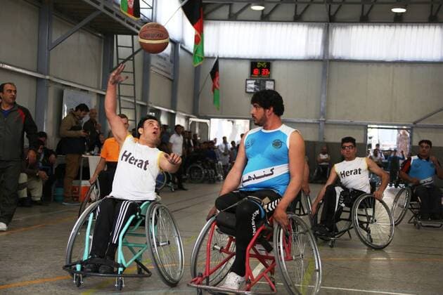 Afghanistan, wheelchair basketball Herat - Kandahar