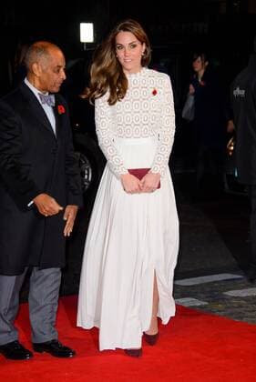 Duchess Kate at A Street Cat Named Bob movie premiere in London
