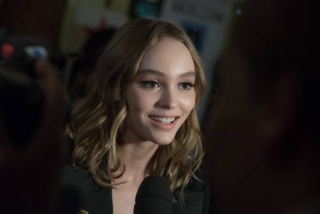 Lily-Rose Depp during the Planetarium film premiere in Paris