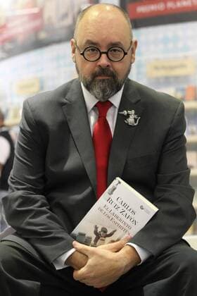 Carlos Ruiz Zafon at the Book Fair in Guadalajara, Mexico