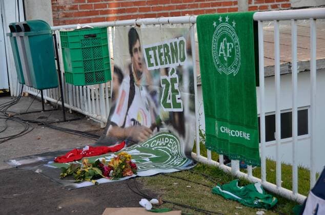Football, plane crash Chapecoense, preparations for funeral service in Chapeco