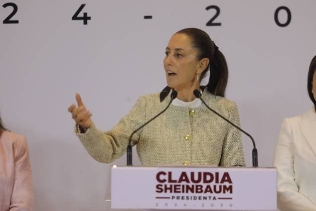 Mexico, Claudia Sheinbaum Press conference in Mexico City