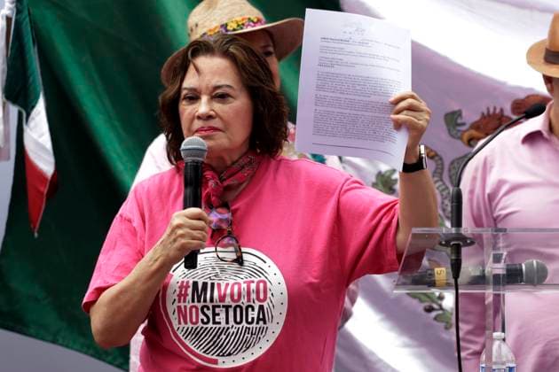 Mexico, rally against Morena party