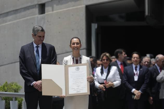 Mexico, Claudia Sheinbaum receives official certificate of her election victory in Mexico City