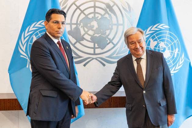Israels UN Ambassador Danny Danon cancels cooperation with UN Secretary-General Antonio Guterres