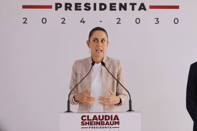 Mexico, Claudia Sheinbaum Press conference in Mexico City