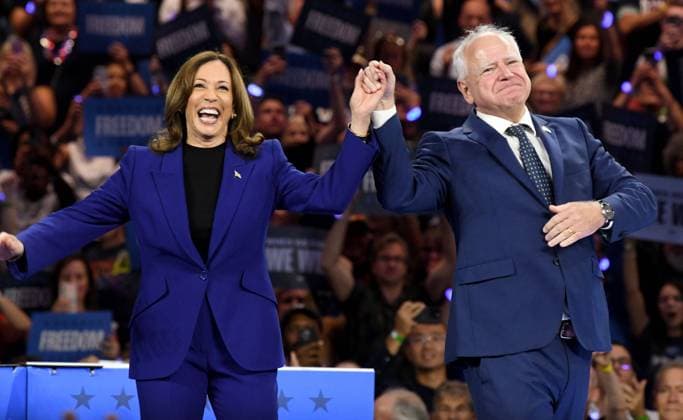 USA, 2024 Election, Tim Walz, running mate of Kamala Harris