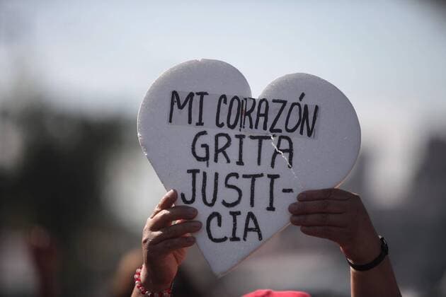 Mexico - Parents of 43 missing students commemorate their children in Iguala