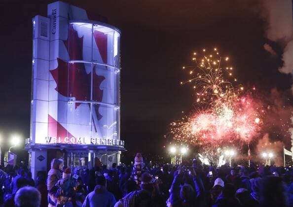 New Year's Eve in Vancouver, Canada