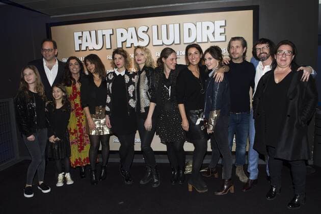 Film premiere Faut pas lui dire in Paris