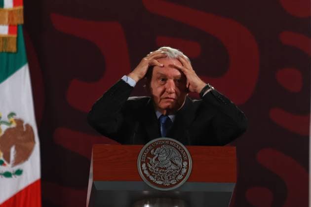 Mexico, Andres Manuel Lopez Obrador press conference in Mexico City