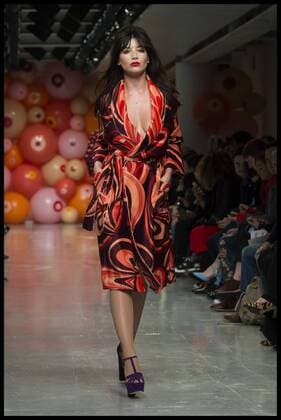 London Fashion Week - Daisy Lowe on the catwalk