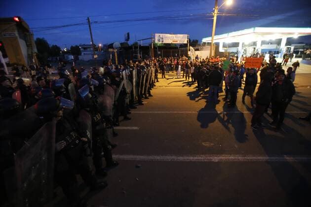 Mexico: Protests in Rosarito