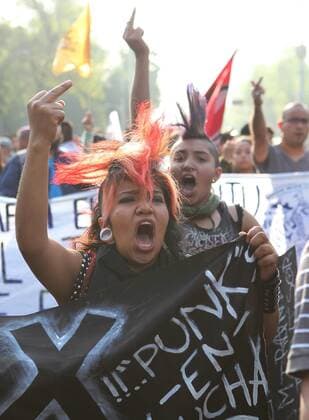 Protests in Mexico City