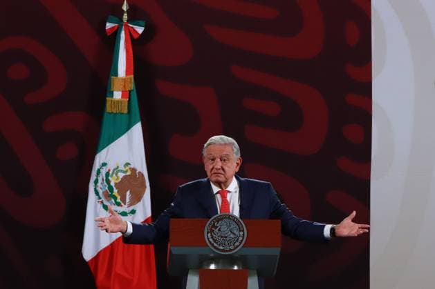 Mexico, Andres Manuel Lopez Obrador press conference in Mexico City