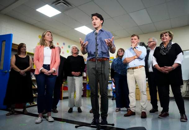 Canada, Prime Minister Justin Trudeau visits Rocky Harbour