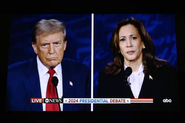 USA, 2024 Election, Election campaign moments, ABC TV duel on 10 September 2024 in Philadelphia